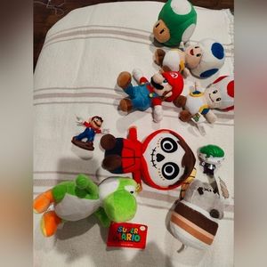 Plush Mario Bros and friends.  Yoshi etc.. plus Coco Miguel 🍄♥️